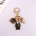 Graduation Keychain – Academic Cap & Gown Pendant Gift Graduation Keychain Axl A3