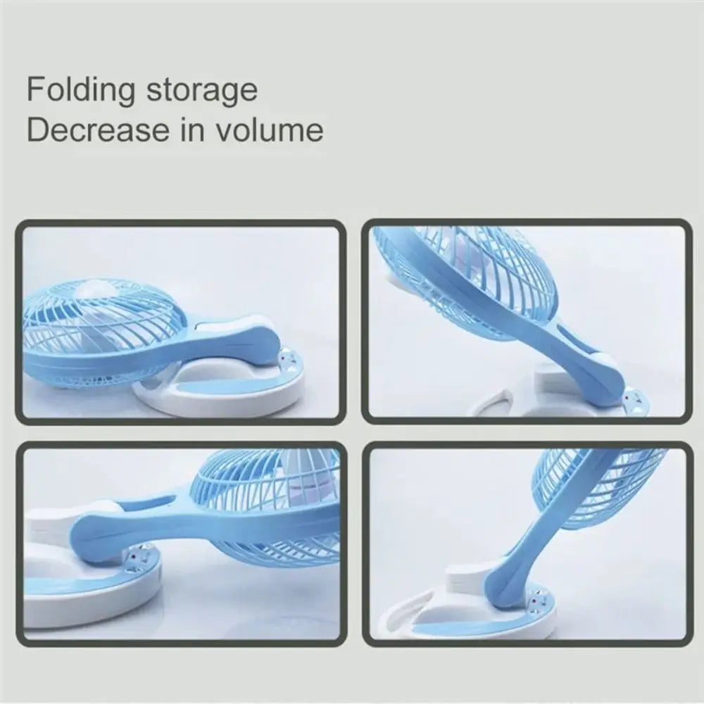 Foldable Mini USB Fan – Quiet Compact Personal Cooler Portable USB Fan Axl