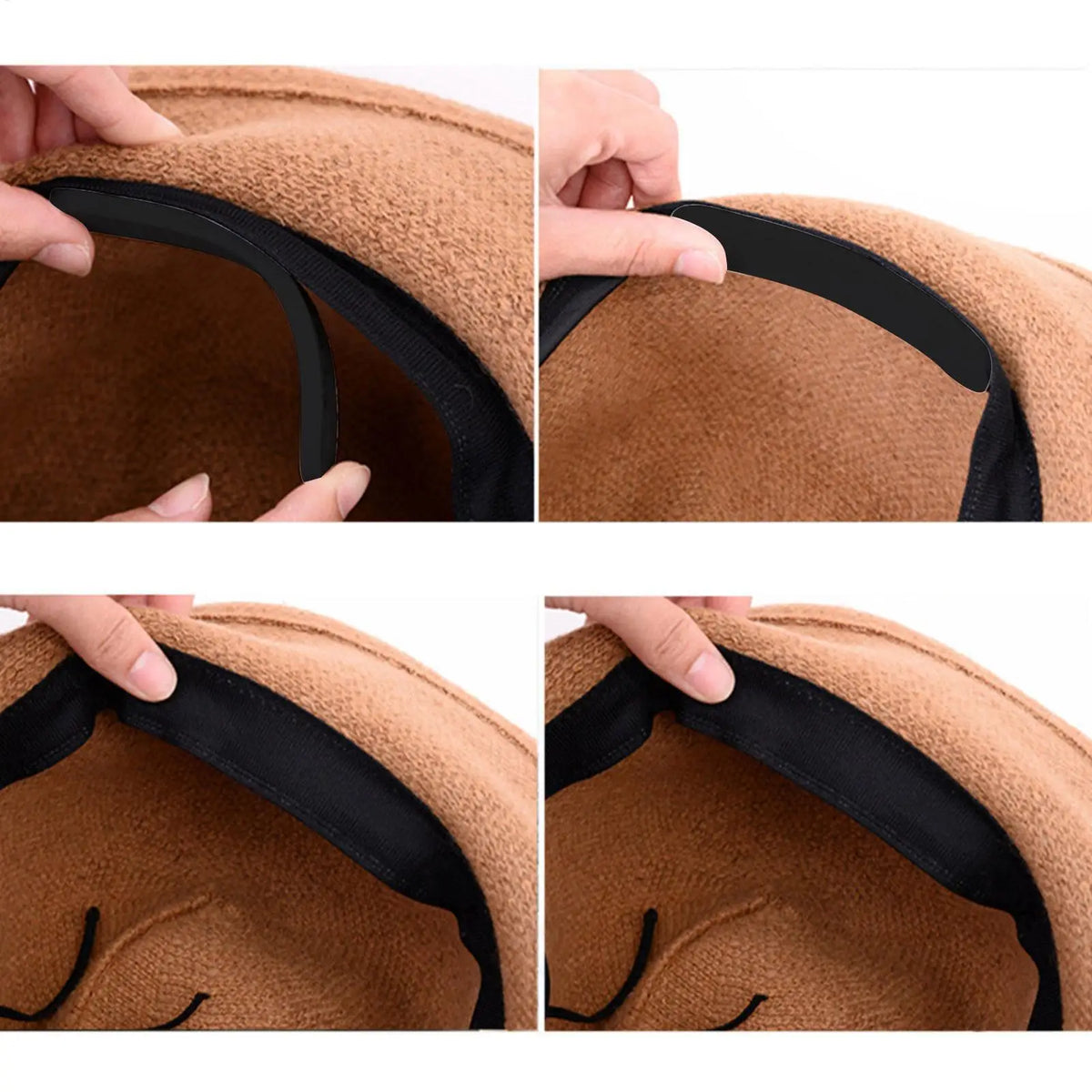 10-Pack EVA Foam Hat Size Reducer Pads – Adhesive Fit Strips Hat Fit Reducer Axl