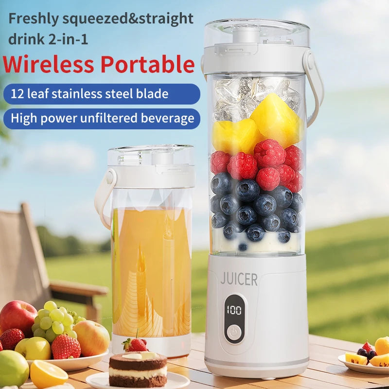BALASHOV Portable Mini Blender – Rechargeable Fruit Juicer Portable Blender Juicer Axl