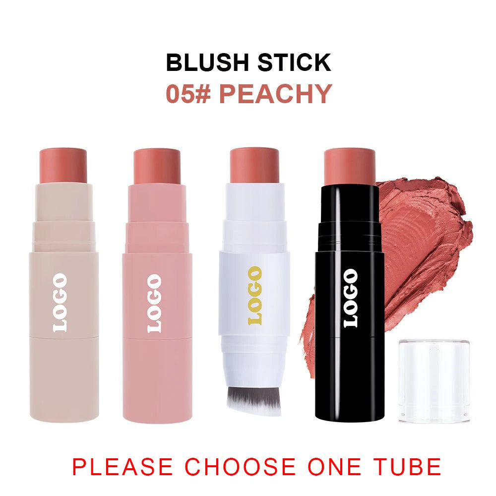 Waterproof Long-Lasting Blush Stick – Pigment Face Blusher Blush Stick Axl Blush 05 1pcs NO LOGO