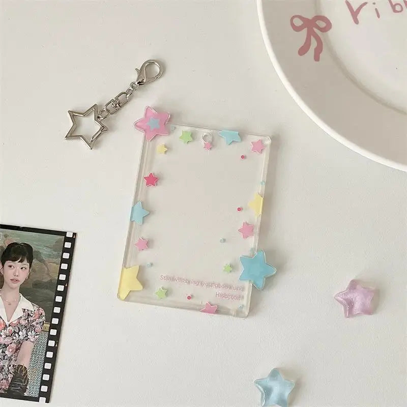 Star Photocard Holder 3 Inch – Acrylic Card Display Pendant Photocard Holder Axl A1