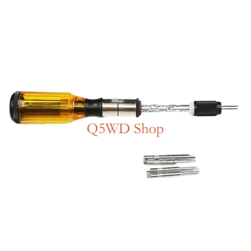 Semi-Automatic Push-Pull Ratchet Screwdriver | Spiral Drive Ratchet Screwdriver Axl Yellow CN