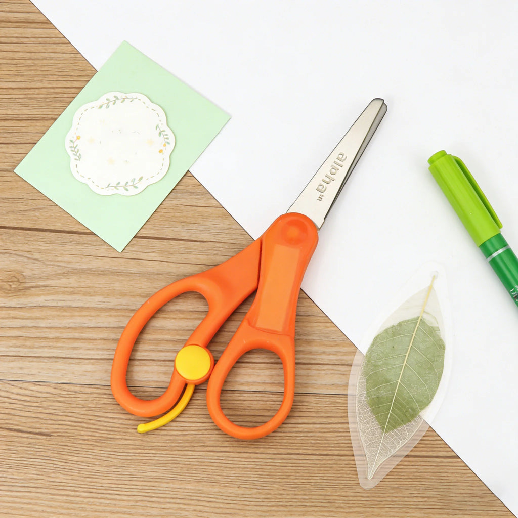 Sharp Sewing Scissors – Craft Shears for Fabric, Paper & Office Craft Scissors Axl Scissors-Orange