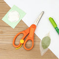 Sharp Sewing Scissors – Craft Shears for Fabric, Paper & Office Craft Scissors Axl Scissors-Orange