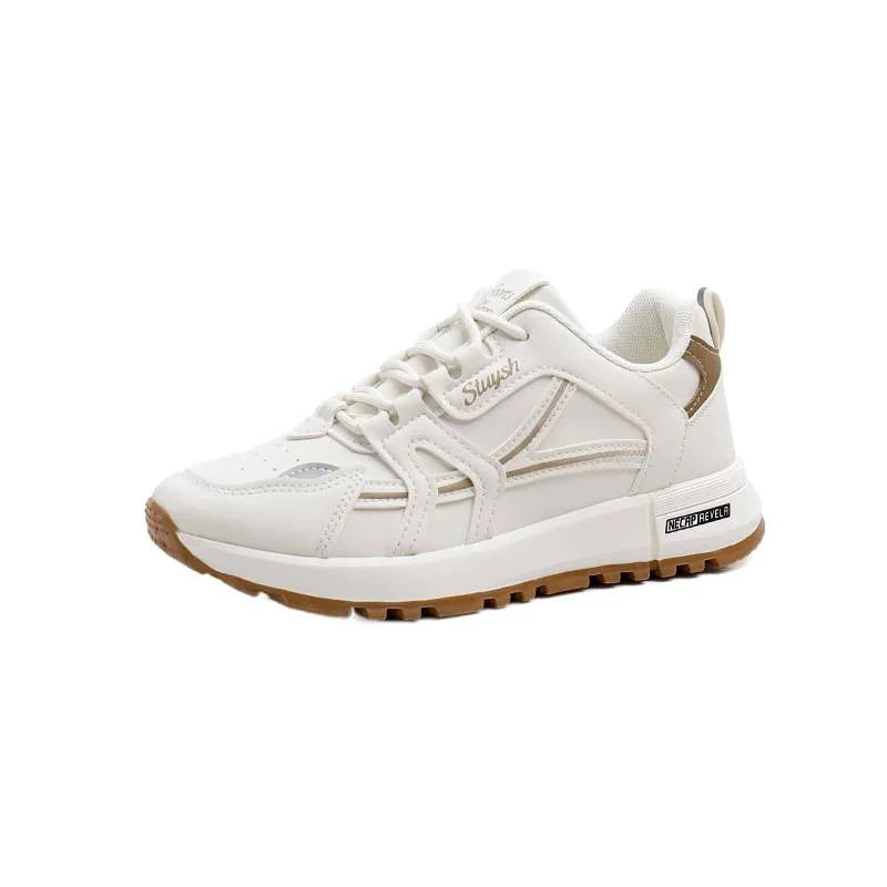 Women's Chunky Platform Sneakers – Breathable Air Mesh Lace-Up Platform Sneakers Axl