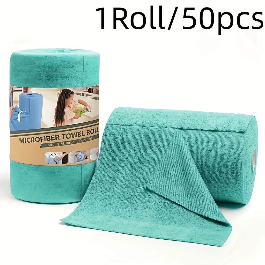 Extra Large Thickened Microfiber Cleaning Cloths – Super Absorbent Microfiber Cleaning Cloth Axl Thickened Blue-1roll