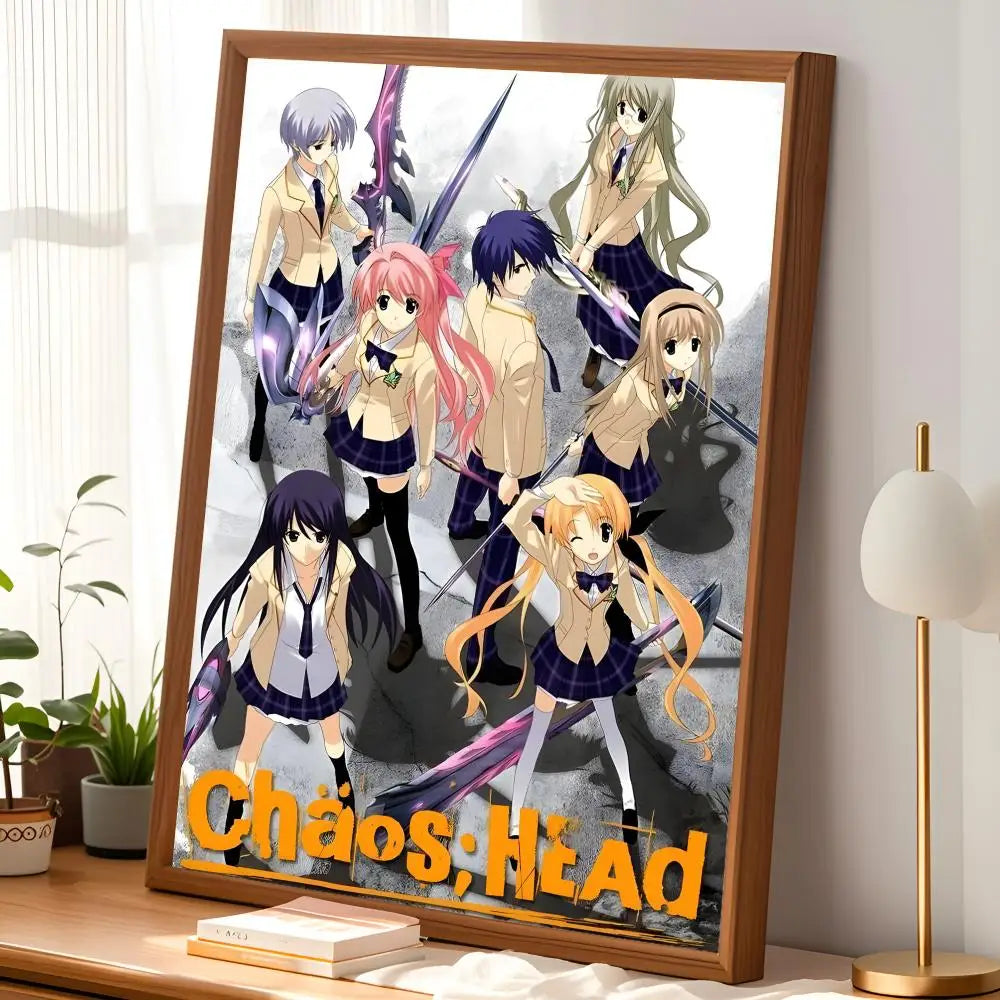 Chaos;Head Anime Self-Stick HD Wall Poster – Waterproof Anime Wall Poster Axl