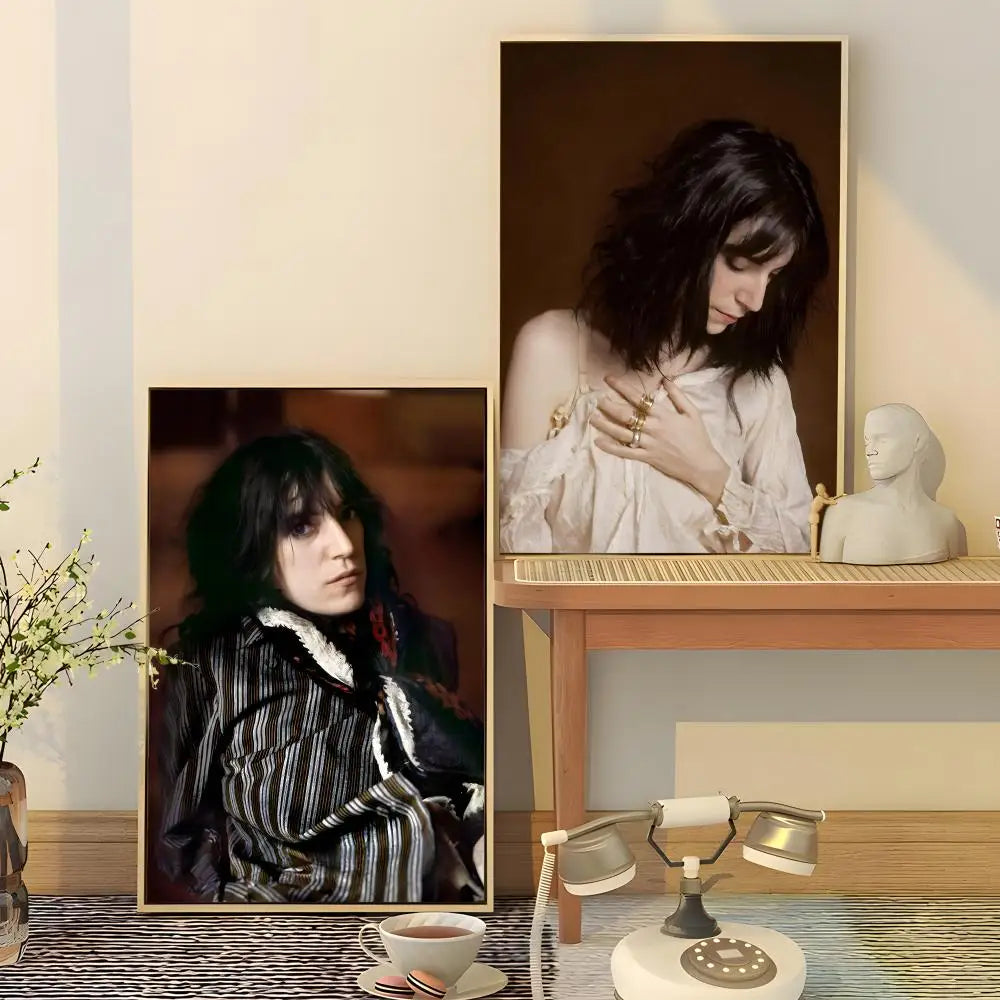 Patti Smith Punk Rock Poster – HD Waterproof PVC Wall Sticker Wall Art Sticker Axl