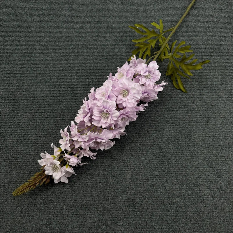 5-Pack Artificial Delphinium Flower Branches 108cm Silk Larkspur Artificial Flower Branches Axl