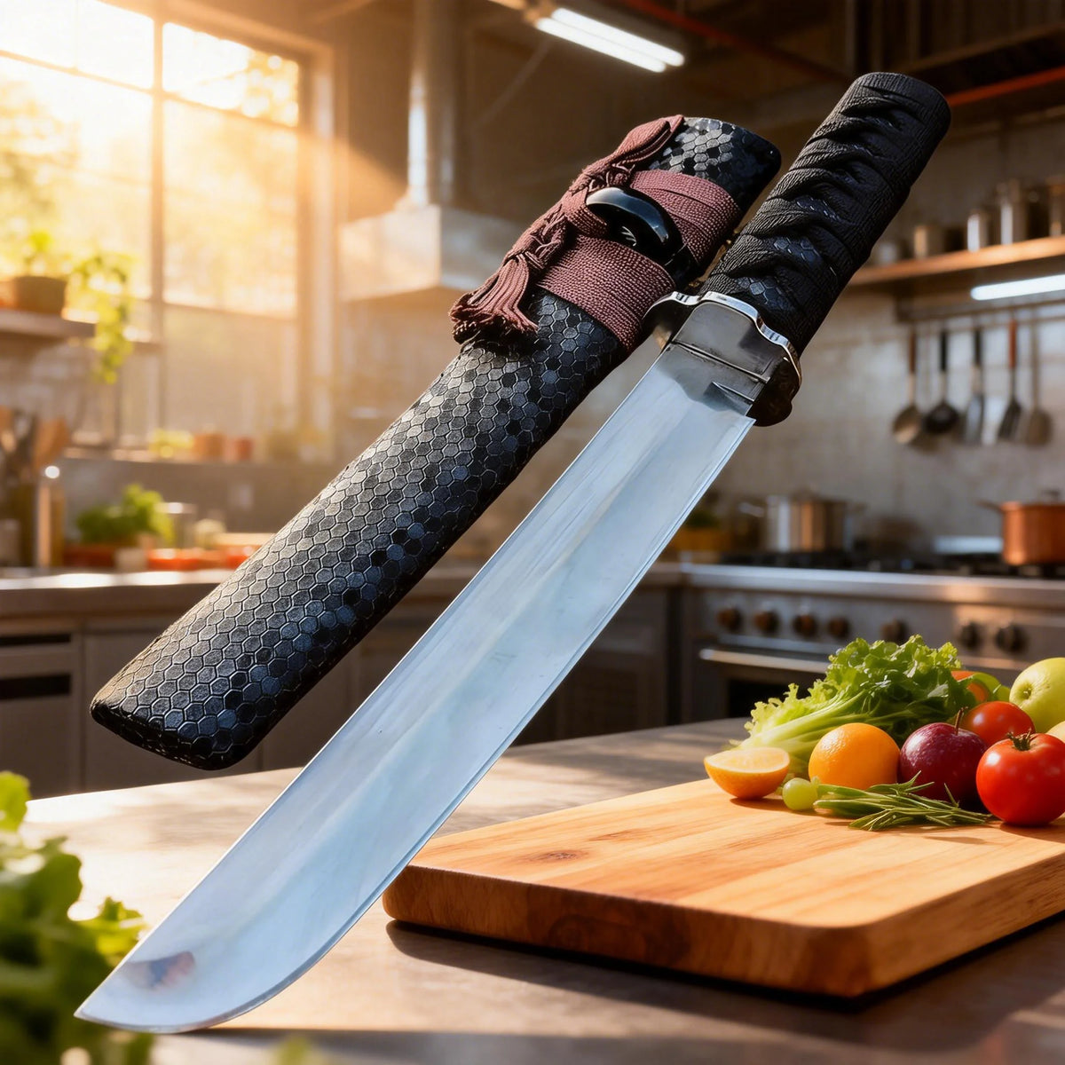 High-Carbon Steel Butcher's Meat Cutting Knife – 21.5cm Butcher's Knife Axl
