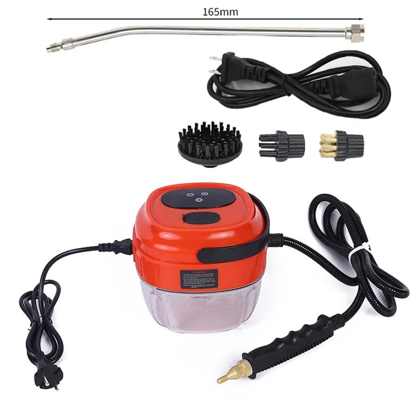 BALASHOV Handheld Steam Cleaner – 1.5L, 6-Speed, Home & Car Handheld Steam Cleaner Axl Red 220 V