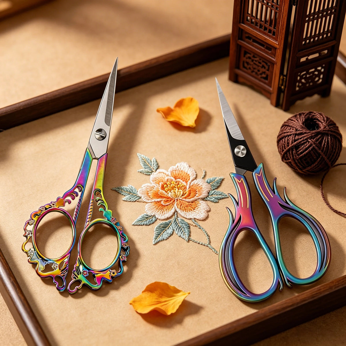 Retro Stainless Steel Sewing Scissors – Tailor & Embroidery Craft Scissors Axl Scissors-2pcs