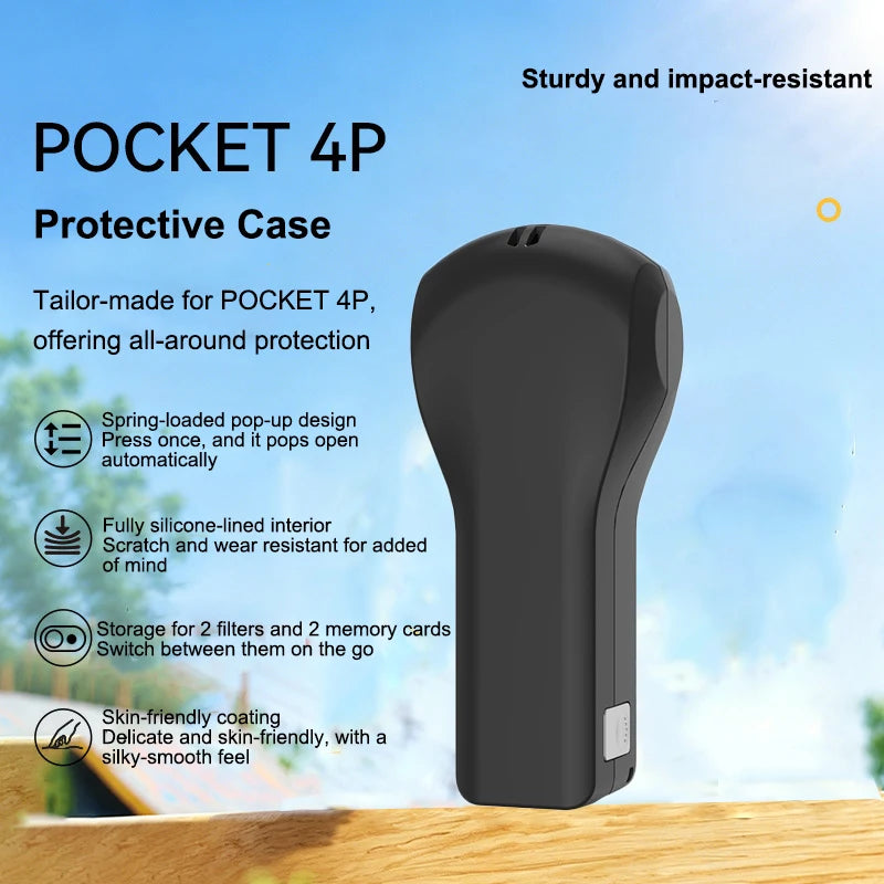 DJI Pocket 4 Pro Hard Shell Case – Dual Latch & Filter Slots Camera Protective Case Axl
