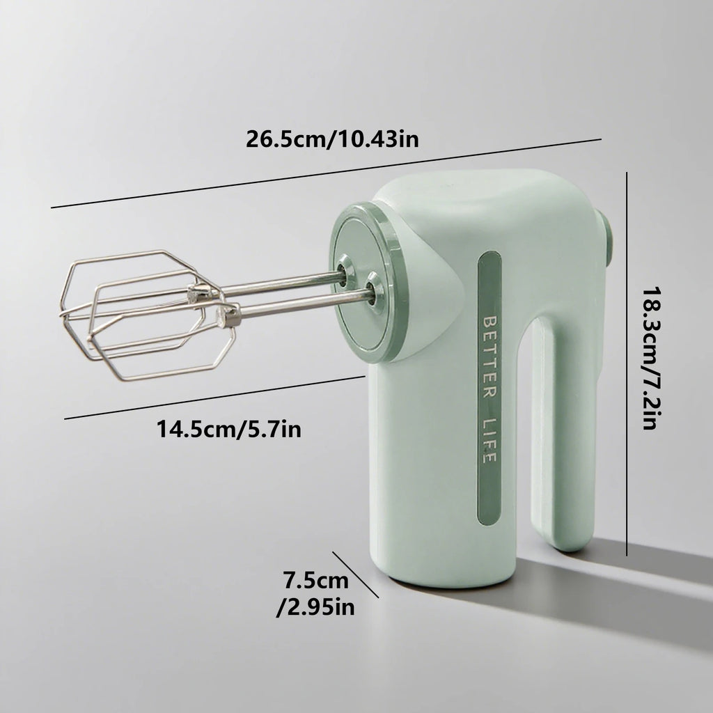 ONEKA Cordless Handheld Mixer 5-Speed with 2 Whisks | Baking Handheld Electric Mixer Axl