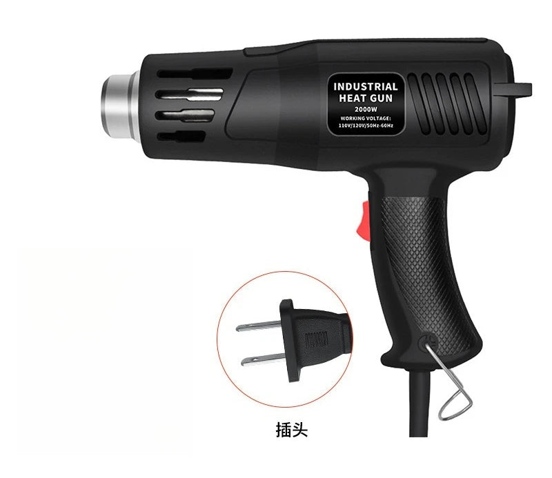 2000W Industrial Heat Gun – Adjustable Temperature Hot Air Gun Industrial Heat Gun Axl US-110-1pcs