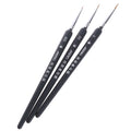 3-Piece Miniature Paint Brush Set – Sizes 0, 00, 000 Fine Detail Miniature Paint Brushes Axl one size