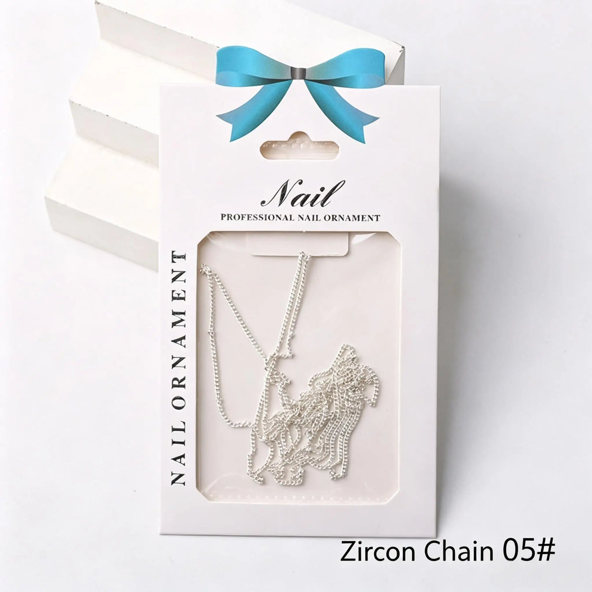 Crystal Rhinestone Cup Chain for Nail Art – Cuttable DIY Manicure Nail Art Chain Axl 05 1mm