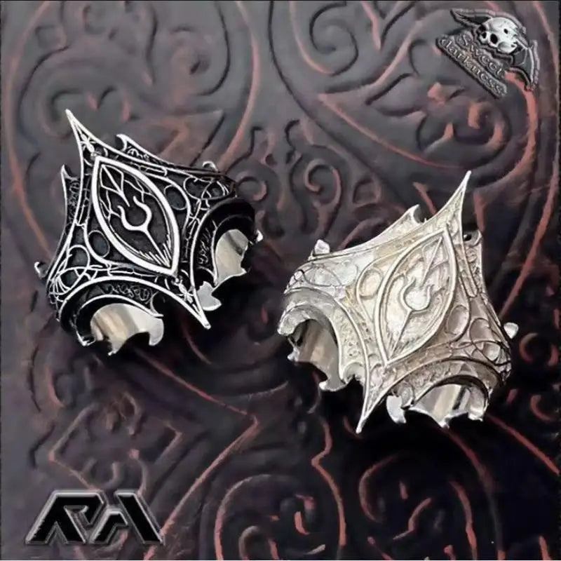 Vintage Gothic Open Ring – Unisex Irregular Pattern Jewelry Gothic Fashion Ring Axl