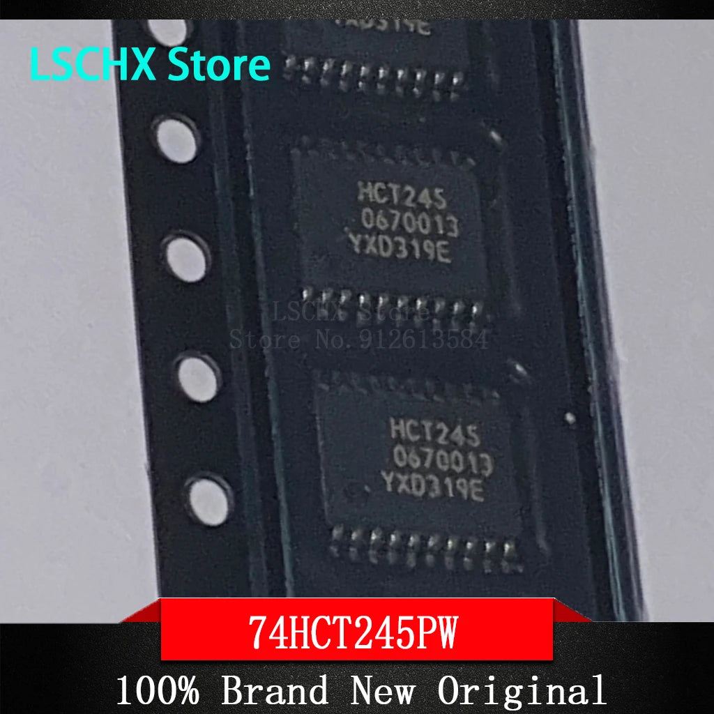 10Pcs 74HCT Logic ICs – HCT245 244 573 574 595 4051 TSSOP Logic IC Pack Axl