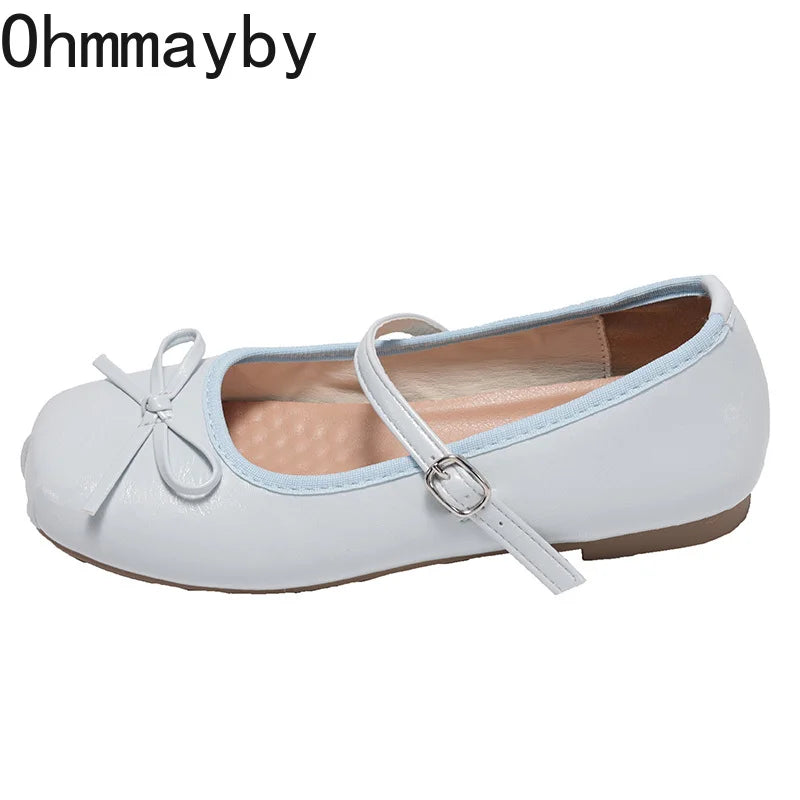 Women's Bow Mary Jane Ballet Flats – Sweet Elegant Shoes Ballet Flats Axl