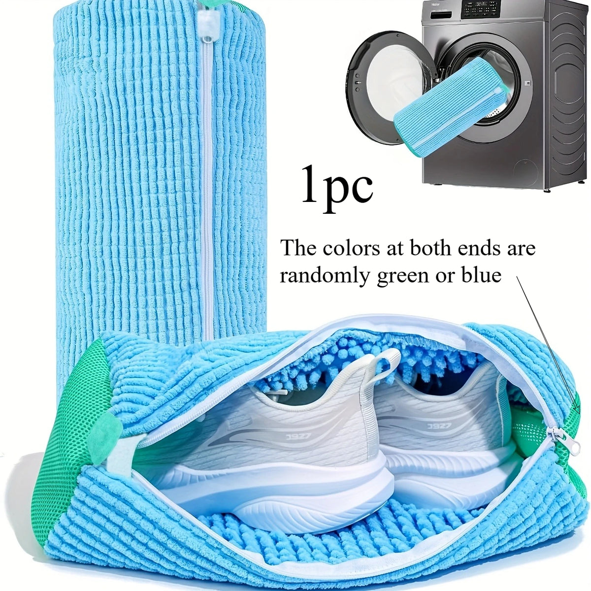 Laundry Shoe Bag for Washing Machine & Dryer – 1 or 2 Pack Laundry Shoe Bag Axl 1Pc Blue