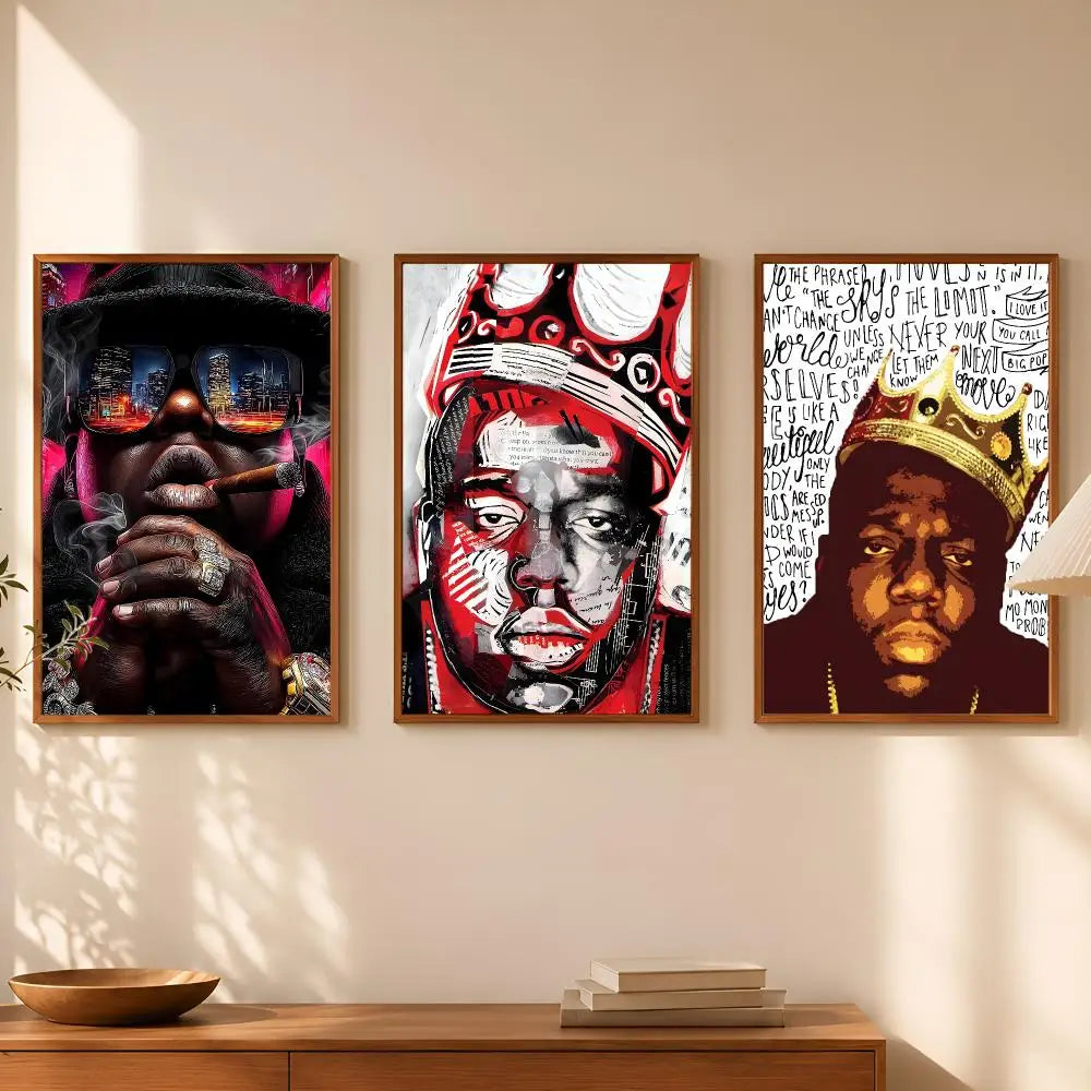 Notorious B.I.G. Self-Stick HD Wall Art Poster | Waterproof Wall Art Poster Axl