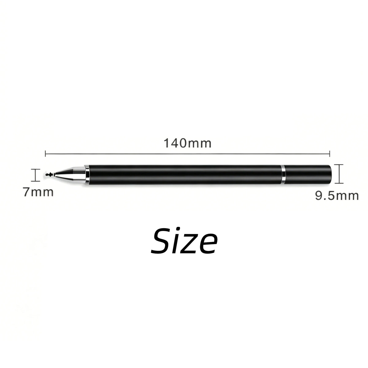 2-in-1 Stylus Ballpoint Pen – Disc Tip for Any Touchscreen Stylus Pen Axl
