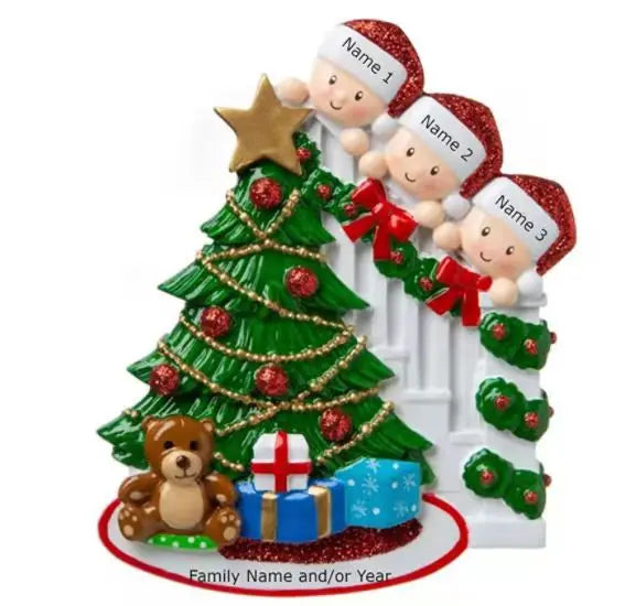 Reindeer Family Christmas Tree Ornament Pendant | 2–6 People Christmas Tree Ornament Axl style 5