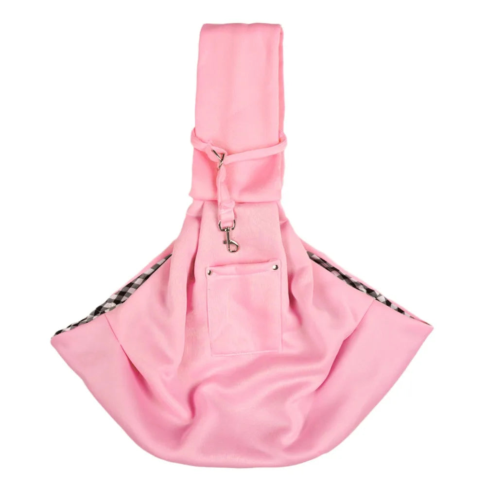 Pet Sling Carrier Bag – Crossbody Shoulder Bag for Dogs & Cats Pet Sling Carrier Axl Pink