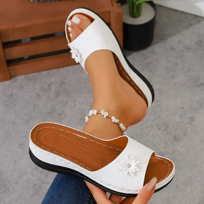 Women's Flower Wedge Platform Sandals – Sizes 36–43 Wedge Platform Sandals Axl