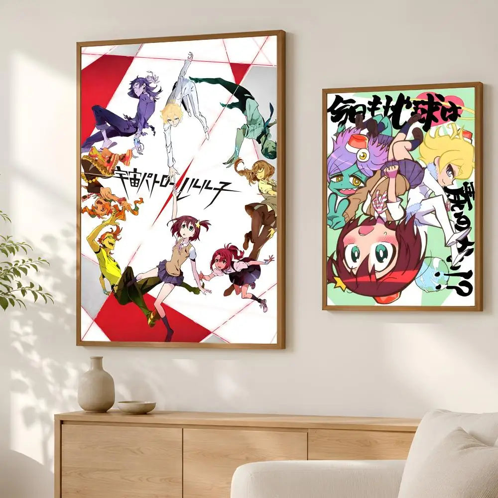Space Patrol Luluco Anime Wall Poster – Self-Stick HD Decor Anime Wall Poster Axl