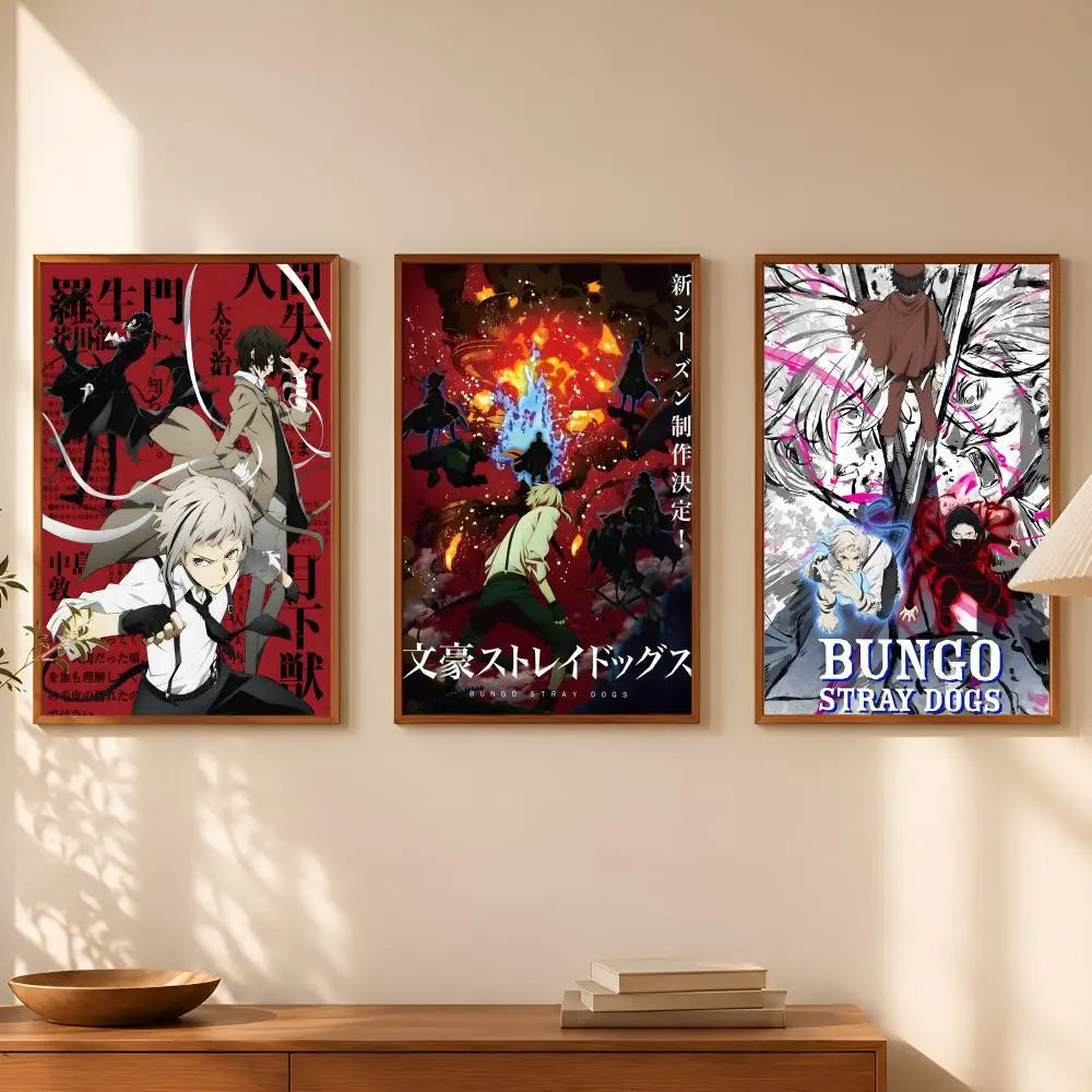 Bungo Stray Dogs Anime PVC Wall Poster – Self-Stick HD Anime Wall Poster Axl