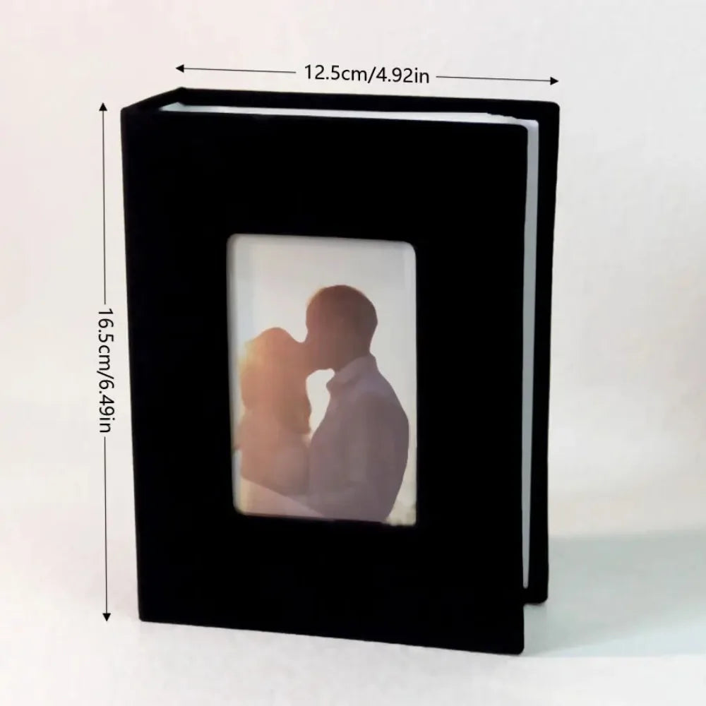 100 Pocket Linen Photo Album – Slip-In 4x6 Picture Storage Slip-In Photo Album Axl