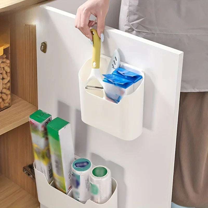 Wall-Mounted Sink Organizer – Punch-Free Adhesive Storage Shelf Wall Storage Organizer Axl