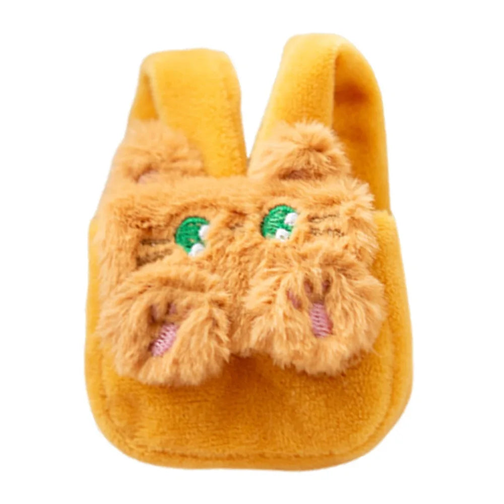 Mini Animal Backpack for 15–20cm Dolls & BJD | Handmade Gift Doll Accessory Axl Orange