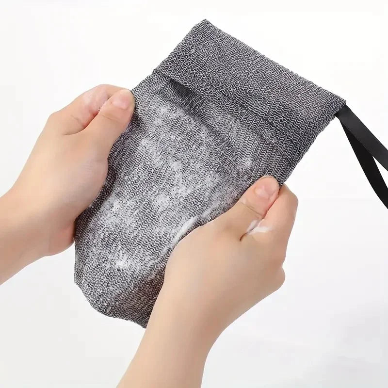 Foaming Soap Net Bag – Facial Cleansing & Bath Bubble Maker Facial Cleansing Net Axl
