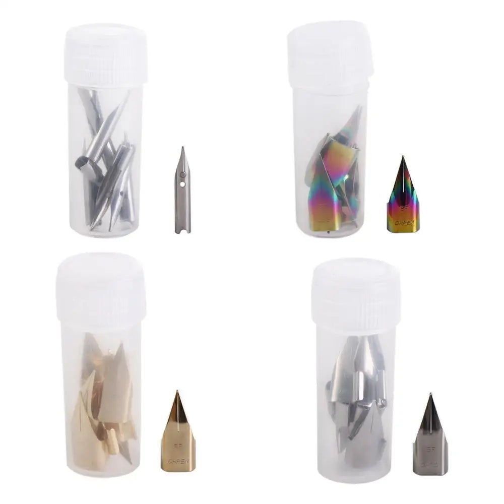 10-Pack 0.38mm Fountain Pen Nib Replacements | Fine Tip Pen Nib Replacements Axl