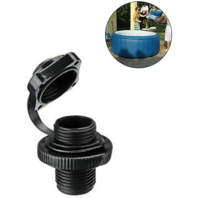 MSPA Hot Tub Air Valve Cap – Screw-On Inflation Cover Spa Valve Cap Axl