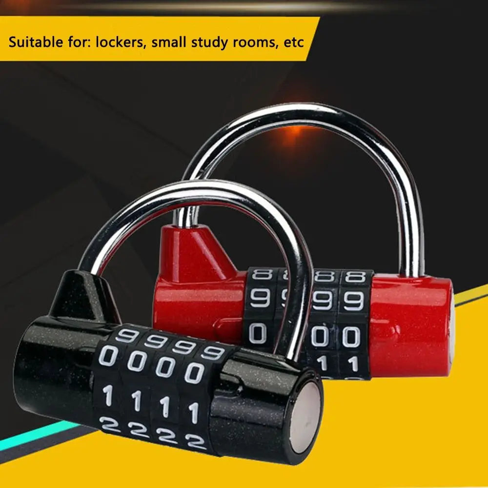 4-Digit Combination Padlock – Weatherproof Heavy Duty Security Combination Padlock Axl