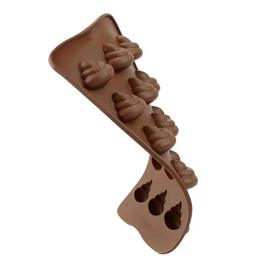 3D Poo Silicone Mold – Funny Chocolate Candy & Jello Baking Mould Silicone Baking Mold Axl