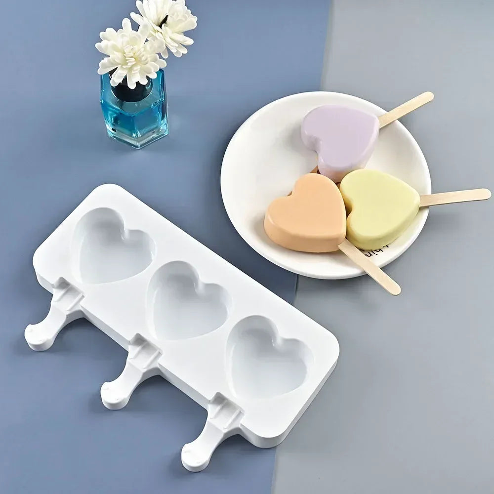 Silicone Popsicle & Ice Cream Mold – DIY Dessert Tray Maker Popsicle Mold Axl 13