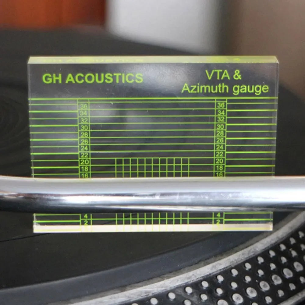 VTA & Azimuth Adjustment Ruler for Phono Tonearm Cartridge Turntable Alignment Tool Axl