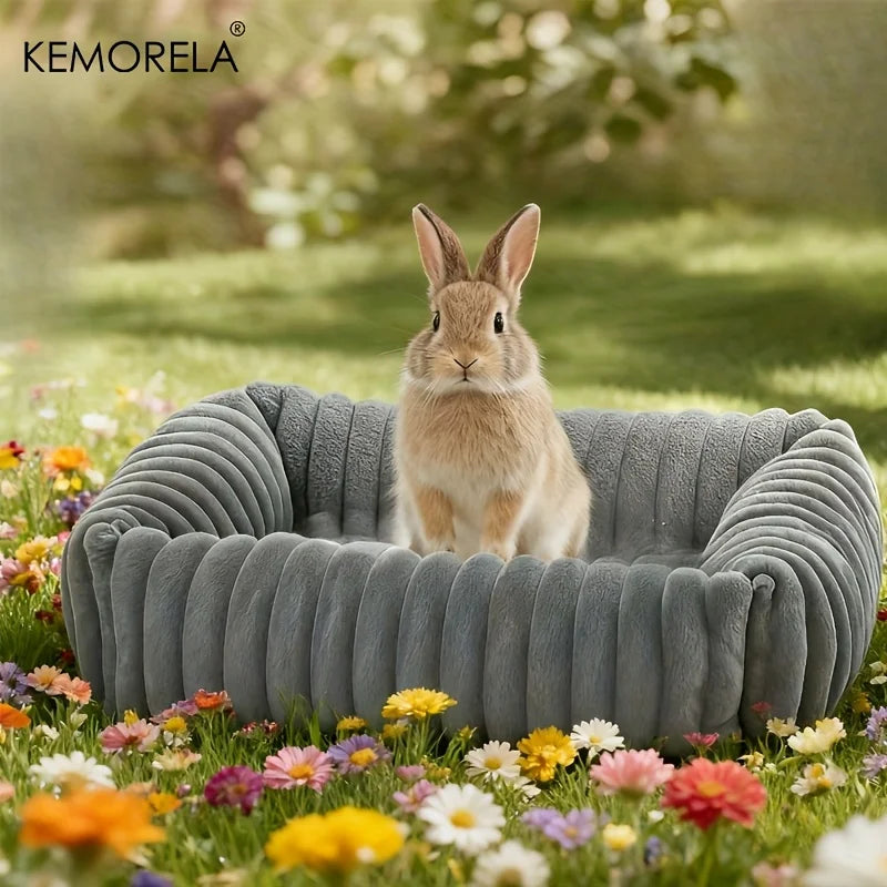 Soft Small Pet Bed – Hamster, Rabbit & Guinea Pig Sleeping Nest Small Pet Bed Axl Grey