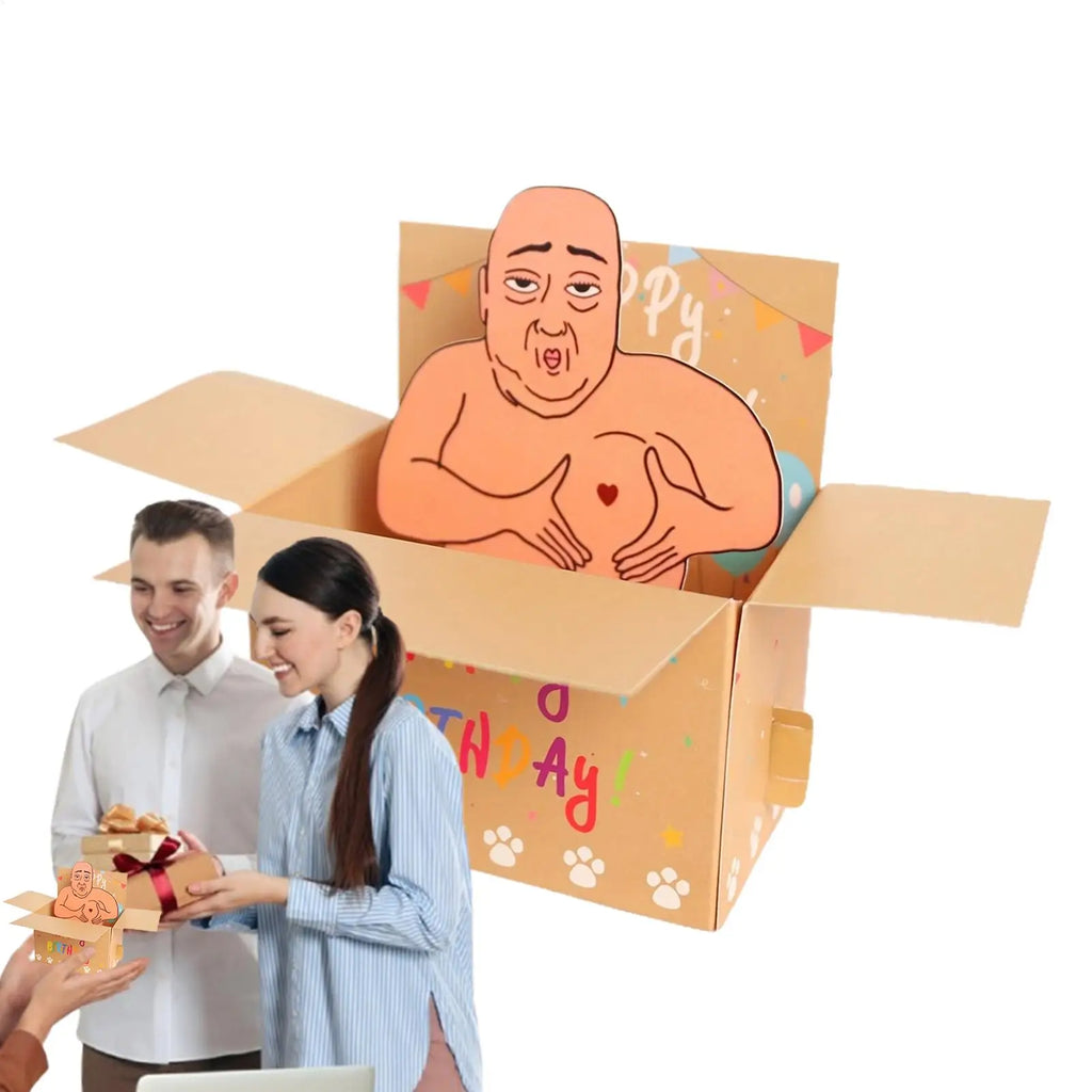 3D Pop-Up Happy Birthday Card – Funny Folding Greeting Card Pop-Up Greeting Card Axl