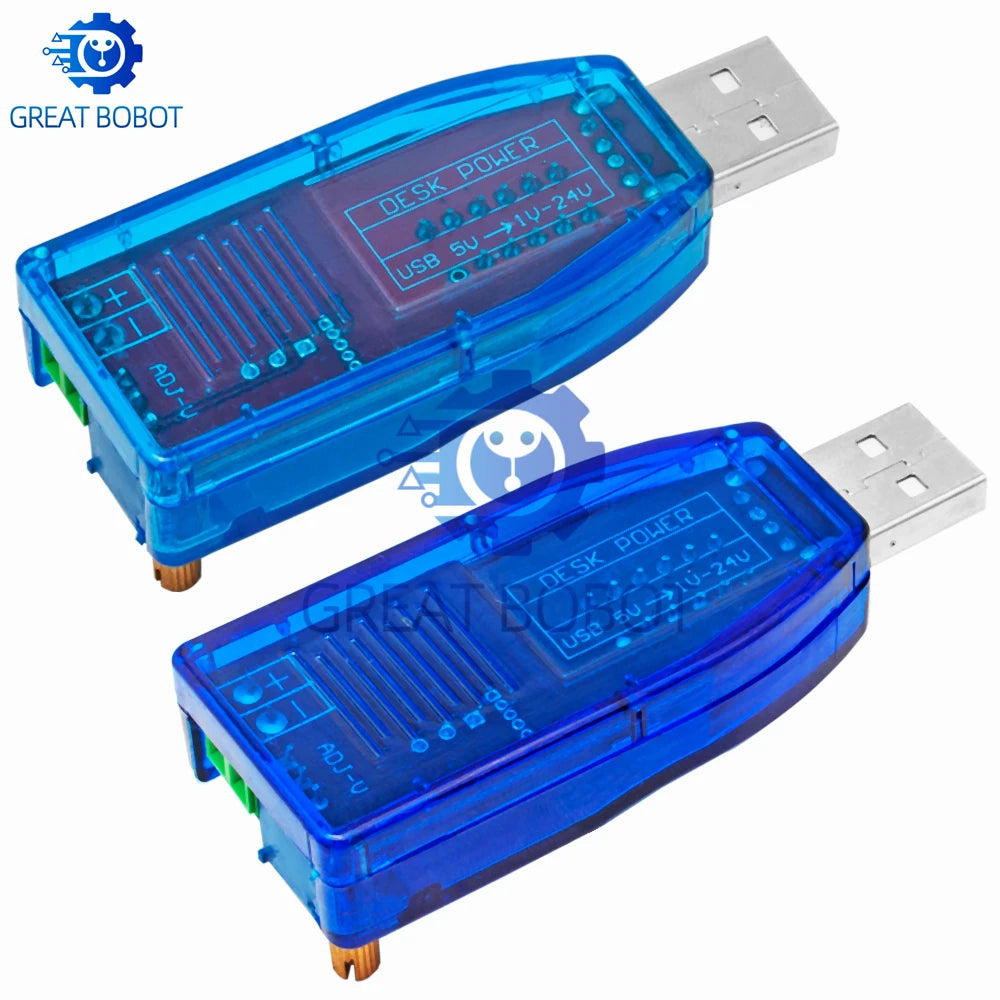 USB DC-DC Buck Boost Converter 5V to 1–24V Voltage Regulator Voltage Regulator Module Axl