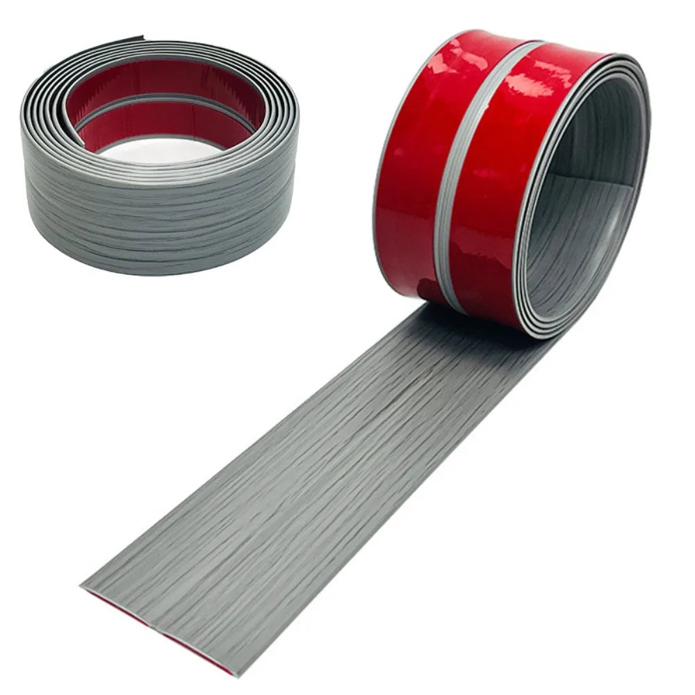 Flexible Self-Adhesive Corner Trim Strip – 3-in-1 Edge Guard Corner Trim Moulding Axl Grey Wood-6cm x 3m