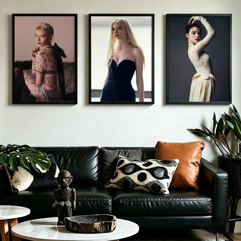 HD Anya Taylor-Joy Aesthetic Wall Poster – Waterproof Art Print Wall Art Poster Axl