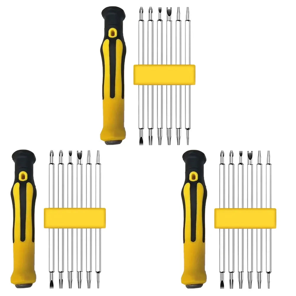 12-in-1 Magnetic Precision Screwdriver Set | Multi-Bit Tool Precision Screwdriver Set Axl 3 Sets