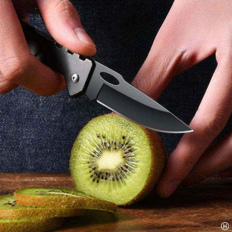 PLYS All-Steel EDC Folding Pocket Knife – Carbon Steel Blade Folding Pocket Knife Axl